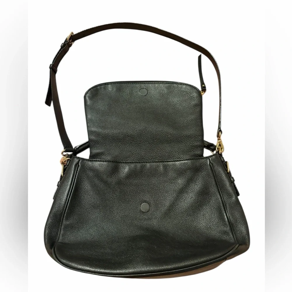 KATE SPADE COBBLE HILL LITTLE MINKA BLACK LEATHER CROSSBODY I TOP HANDLE PURSE_6